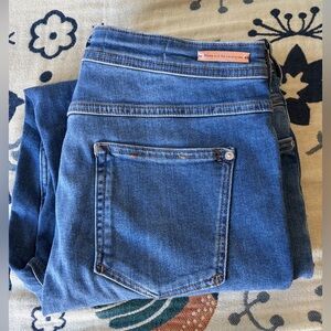 EUC Pilcro and the Letterpress for Anthropologie high-rise skinny jeans size 32